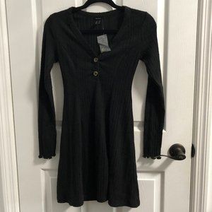 BLACK LONG SLEEVE DRESS